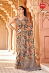 Nitara By Apple Cotton Blend Printed Designer Sarees Wholesale Market In Surat